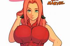 naruto xxx sakura comic marvel breasts jay pink cover only respond edit nipples female
