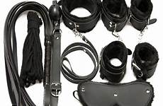 wrist collar bdsm whip restraints blindfold nipple cuffs ankle spanking bondage clips fetish gear kit play