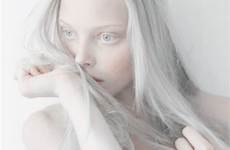 albino pale skin model people beautiful hair albinism tumblr portrait