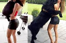 big dog dogs girl cute animal women huge perros giant beautiful female funny visit guardado tudoporemail desde br