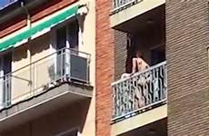 couple askmen spanish gets being national tv after caught criticised balcony having sex entertainment