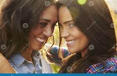 each look other embrace outdoors lesbian couple close stock preview