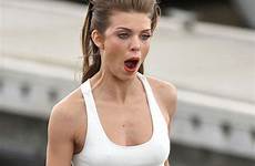 nipple slip annalynne mccord nipples bra her twitter after mirror celebrity carries protest anti bored own just so set