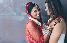 lesbian wedding indian sex weddings beautiful lgbt steph marriage grant who seema shannon india women couple gay men hindu asian