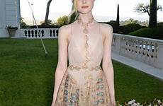 fanning elle dress cannes gala amfar upskirt nip sexy slip cinema aids against 23rd nude naked antibes collection carpet red