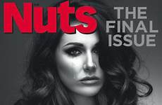 nuts magazine lucy pinder cover mag final issue lads people last independent cries front tearful bows hit article