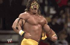 gif ultimate wwf warrior wwe wrestling 80s gifs 1980s 1987 animated entertainment world debut oct giphy gifer share