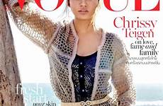 chrissy teigen cover magazine vogue thailand january john covers model models legend her fashion tsai yu baby sex reveals having