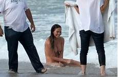 chrissy legend john teigen beach she topless husband naked towel fully shoot goes sexy her photoshoot miami credits check model