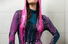 messy wet slime dress girl ines pink wam photography wetandmessyphotography literally flickr article dresses