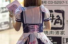 maid french akihabara girl dressed costume tokyo japan preview