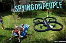 spying drone people