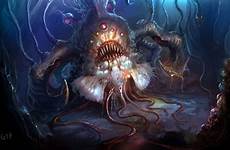 tentacle ocean tentacles creepy wallpaperup