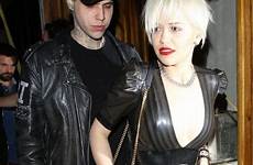 rita ora latex cleavage necklace jumpsuit slips plenty shows into ricky boyfriend wear