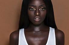 dark women girls beautiful skinned skin chocolate girl melanin beauty brown ebony models pretty beauties names goddess diouf magic twitter