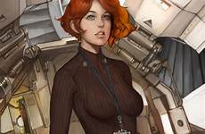 character sci fi fiction science fantasy girl concept space characters alien wars star illustration ship rpg portraits digital cgsociety saved