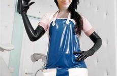 nurse aprons tablier sheets costumes hood tenue