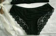 panties noire lace french rose undies cotton