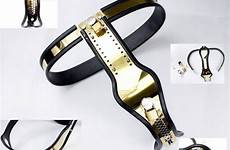 chastity belt female steel plug bdsm sex titanium harness adjustable fully stainless toys bondage anal gold model fetish type vagina