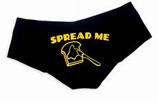 slutty spread panties funny sexy me bachelorette panty underwear booty shorts bridal womens gift party