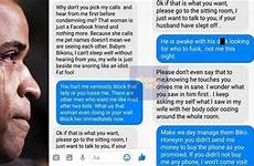 chats cheating wife man shock left ghpage seeing total had his after married screenshots april