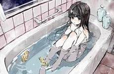 menina garotas kawaii banho