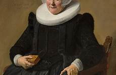 hals frans portrait lady elderly 1666 dutch 1583 women portraits 1582