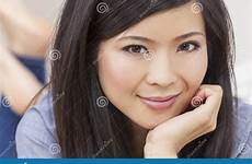 chinese woman young asian beautiful portrait stock preview pretty
