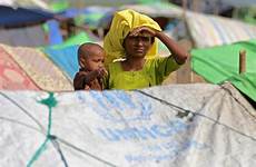 rohingya bangladesh myanmar border trafficking sex refugees soldiers warns abuse among people accept pull back upi holds makeshift camp child