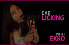 asmr licking stimulating ekko