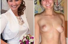 dressed undressed brides before after