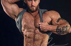 caleb blanchard muscular bodybuilders hunks bearded oso petto chested villoso