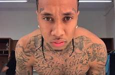 tyga onlyfans rapper leaked izzso promoting explicit mouf debut blows