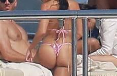 kourtney kardashian kendall jenner bikini antibes yacht sexy thong bikinis wearing instagram kourtneykardash celebrityslips hawtcelebs