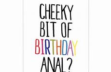 anal birthday card