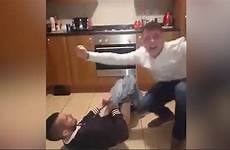 his man prank ripped floor trousers friend pants off loses he pull caught around video him article