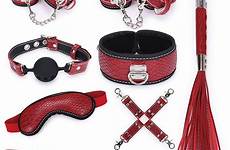 belt sex bondage restrains 8pcs personality luxury kit bdsm detailed temptation hidden fetish bed