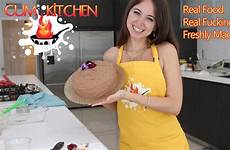 cum violet starr kitchen visits beautiful parmesan chicken special her make