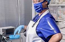 rubber apron schürze krankenschwester handschuhe