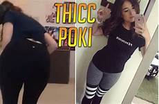 pokimane thicc yoga pants teacher hot thiccness videos fap central