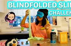 blindfolded slime challenge messy hilarious but