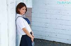 tsubasa akimoto gravure japanese uniform school idol girl hairs shoot student short sexy part fashion