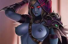 sylvanas windrunner hentai warcraft bikini badcompzero world armor xxx foundry breasts skin blue cum pussy rule sex elf web deviantart