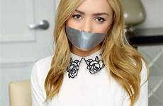 gagged peyton list tape handcuffed bound rope tied girl celebrities beautiful duct roi deviantart movies age female ropes choose board