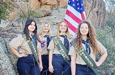 scouts eagle first girls boy prescott scout girl among female recognized troop america scouting hafer az