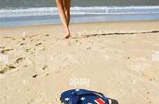 beach thongs australia aussie thong bikini cairns queensland stock girl alamy pool