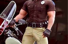cops uniform bulge