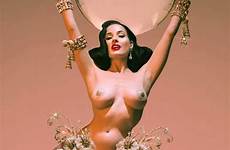 dita teese burlesque topless goddess
