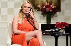 stormy daniels trump shows night live star snl actress lawyer cohen adult russian nbc storm saturday strip appearance york released