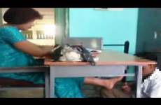 feet teacher student school camera massage her caught makes